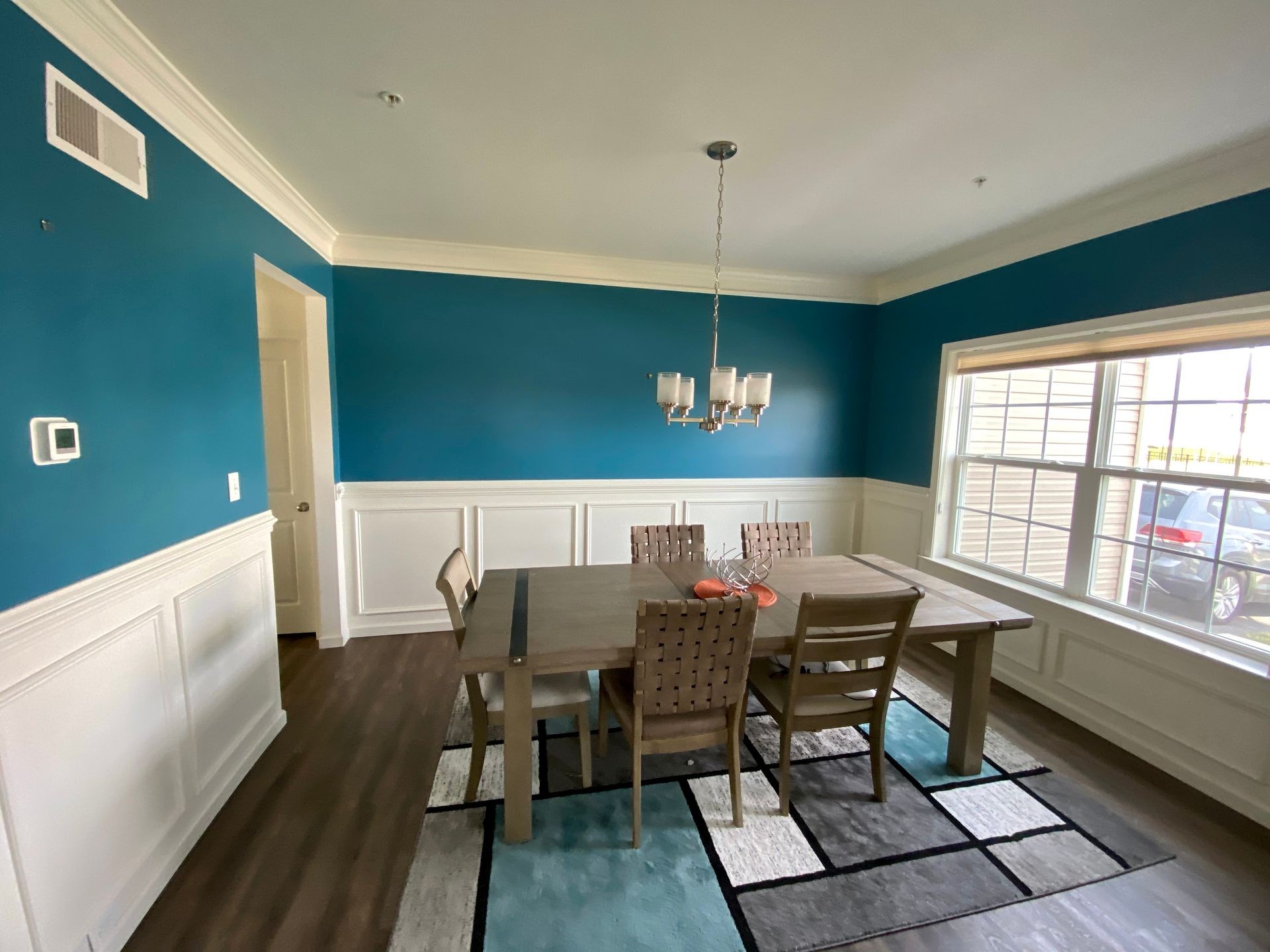 Dining room walls painted in Bel Air, Md. 