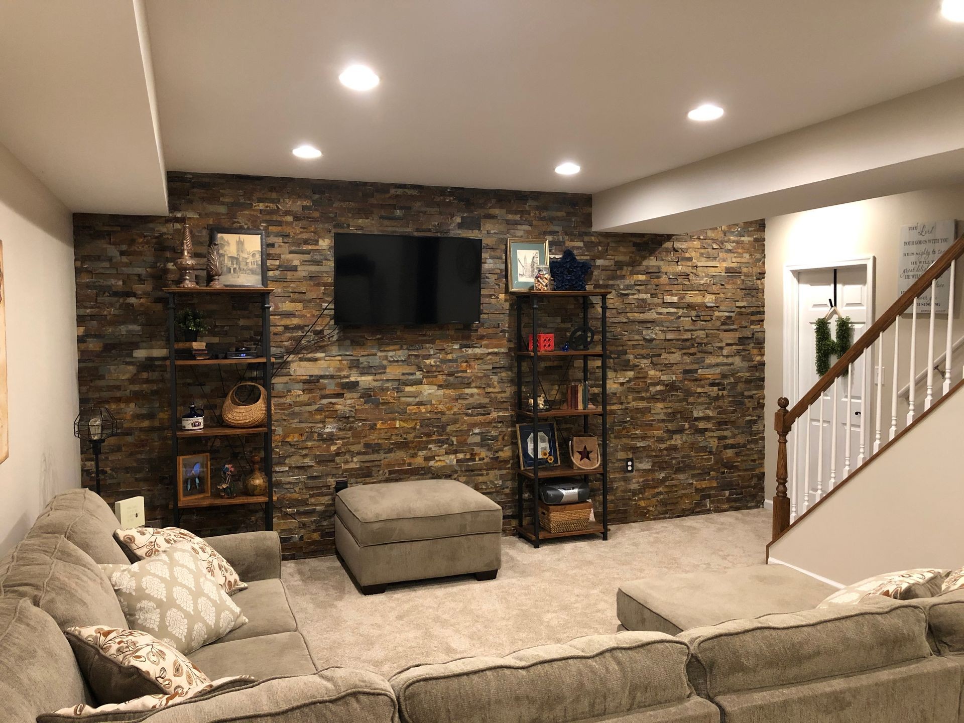 Basement Painted in Fallston 